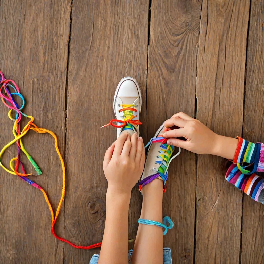 Jak nauczyć dziecko wiązać buty – krok po kroku