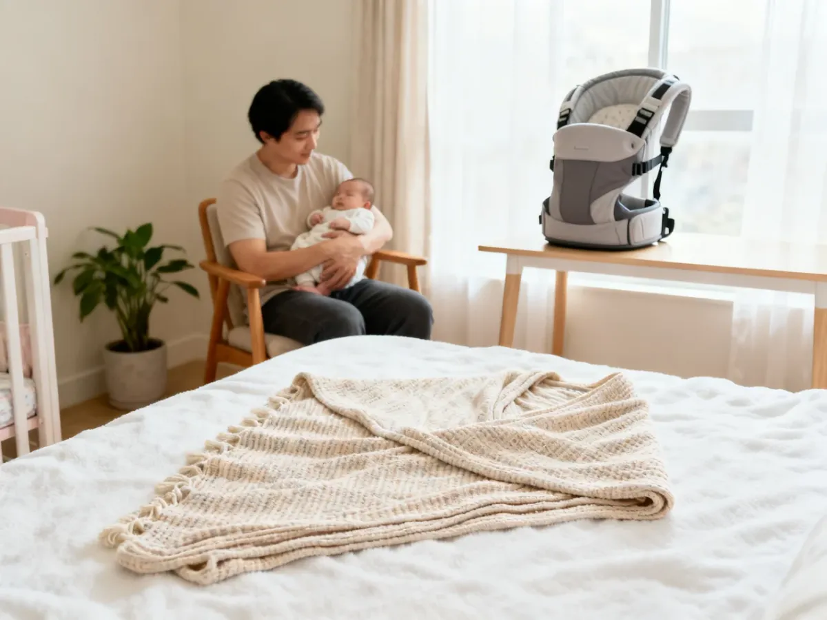 Chusta i nosidło ergonomiczne jako dwa sposoby bezpiecznego noszenia niemowlęcia